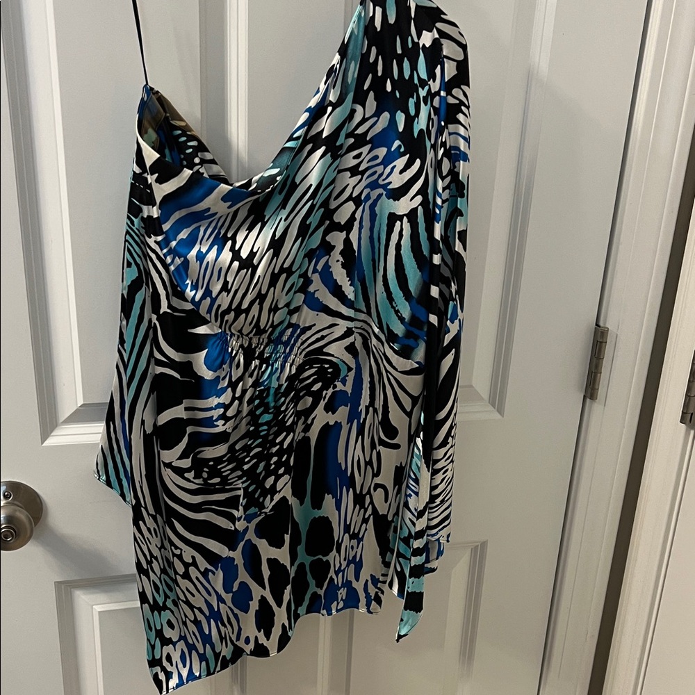 Cache Multicolor Animal Print Top - image 1